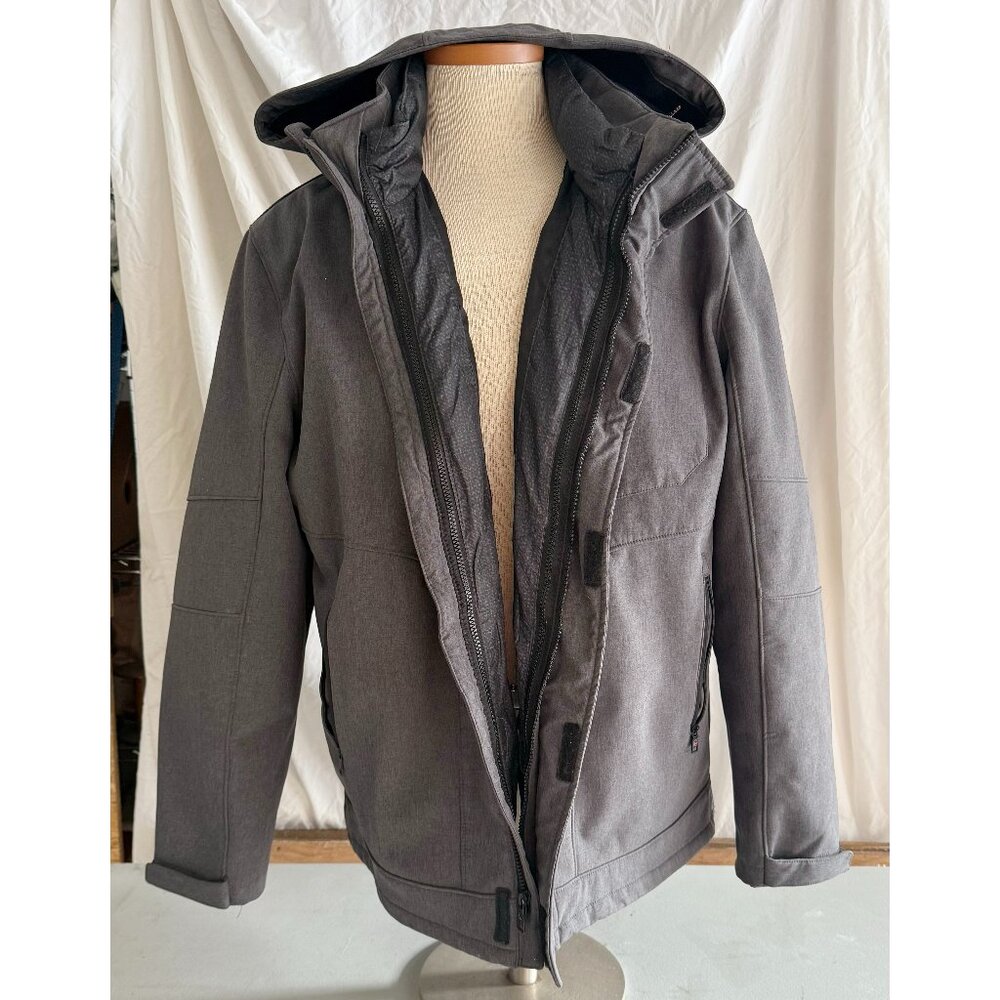 Like new! Grey Men's Jacket 2 in 1.